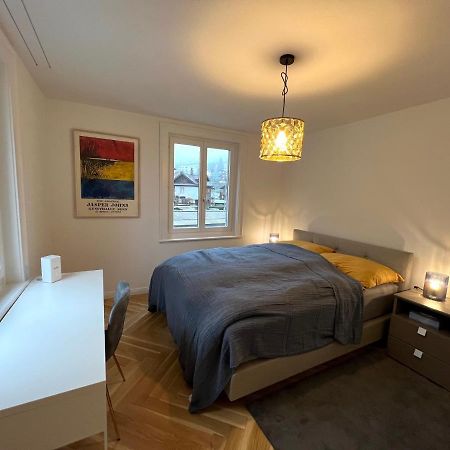 Modernes Apartment Am Fuss Des Pilatus - Skigebiet Hergiswil Luaran gambar